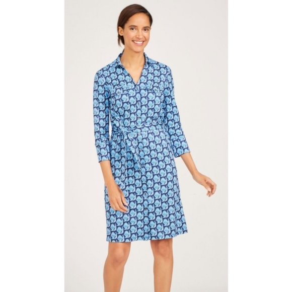 J. McLaughlin Dresses & Skirts - J McLaughlin XL peacock blue dress